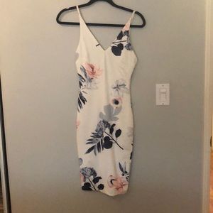 White flower dress
